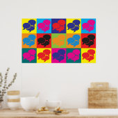 Interpretation von Pop Art Poster (Küche)