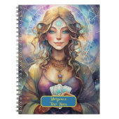 Interpretationen von Kartomaten und Tarot-Kartenle Notizblock (Vorderseite)