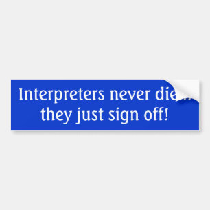 Interpreten die nie… sie unterzeichnen gerade weg! autoaufkleber