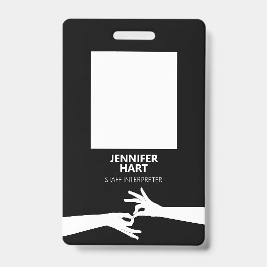 Interpreter Ausweis (Vorderseite)