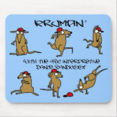 Interpretierender TanzBandicoot Krumpad ABCs Mousepad (Vorne)