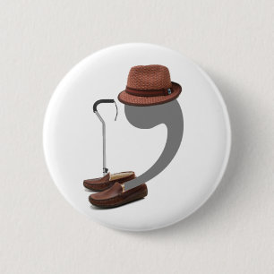 Interpunktieren Sie mich - Komma-Knopf Button
