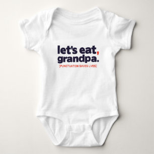 Interpunktion rettet Leben Baby Strampler