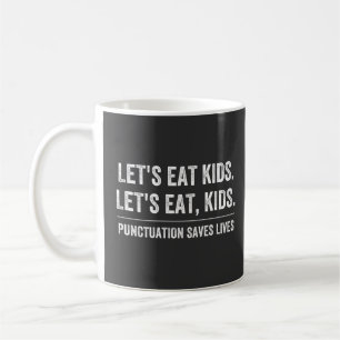 Interpunktion rettet Leben Kaffeetasse