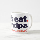 Interpunktion rettet Leben Kaffeetasse (VorderseiteRechts)