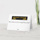 Interracial Baby Ankündigung für gemischte Paare (Rückseite)