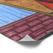 Interracial Couple Whistler Poster (Ecke)