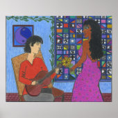 Interracial Couple Whistler Poster (Vorne)