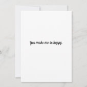 Interracial Gay Couple Two Men Valentine's Day Karte (Rückseite)