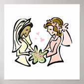 Interracial Lesbian Lovers Poster (Vorne)