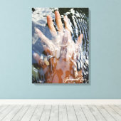 Interrassische Liebe Leinwanddruck (Insitu (Holzboden))