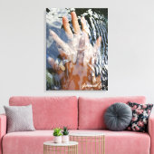 Interrassische Liebe Leinwanddruck (Insitu (Wohnzimmer))