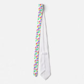 Interrassische Liebe Rainbow Hearts Krawatte (Rückseite)