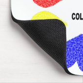 Interrassische Liebe Rainbow Hearts Mousepad (Ecke)