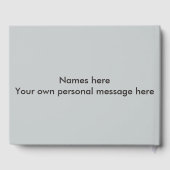 Interrassische Liebe Rainbow Hearts Wedding Guestb Gästebuch (Rückseite)