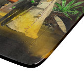 Interrassische Liebe Schneidebrett (Ecke)