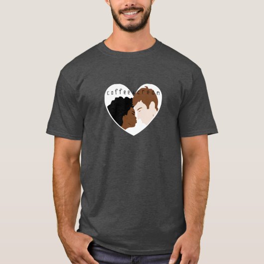 Interrassische Liebe T-Shirt (Vorderseite)