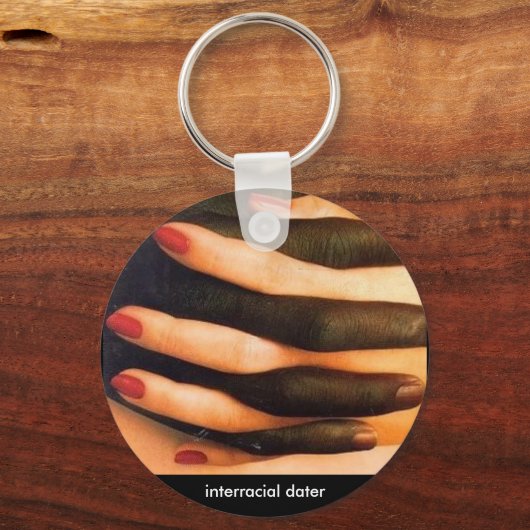 Interrassistische Daten Schlüsselanhänger (Vorderseite)