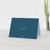 Interreligiös 4 Foto Trendy Einfach Navy Silber (Rückseite)