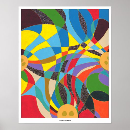 Interreligiöse Konferenz - Print Poster (Vorne)