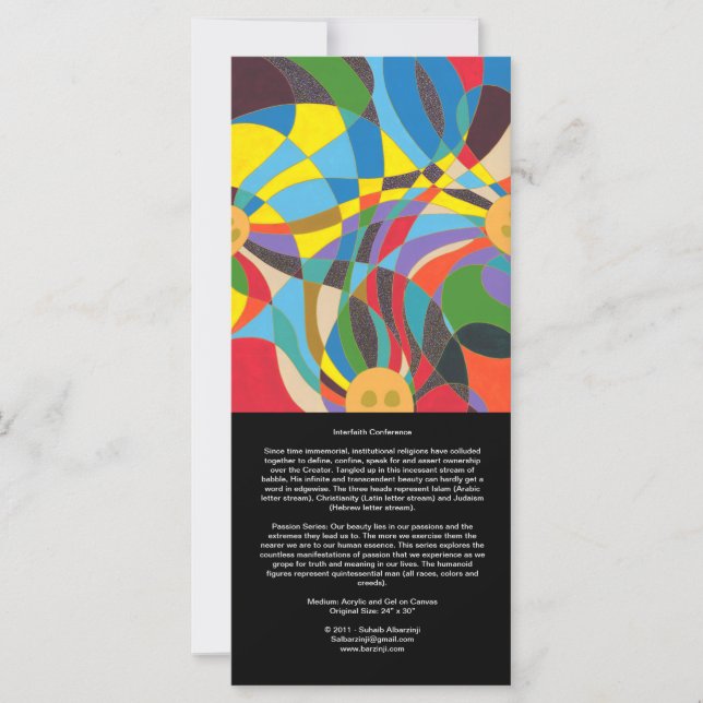 Interreligiöse Konferenz und Splendor - Long Card (Vorderseite)