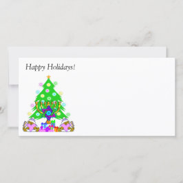 Interreligiöser Urlaub Spaß Feiertagskarte