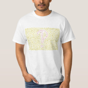 Interrobang-farbenblind-Testbild T-Shirt