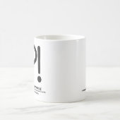 Interrobang Grammatik-Tassen-lustige englische Kaffeetasse (Mittel)
