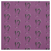 "Interrobangy" - im Purpur Stoff (Muster)