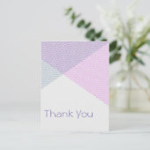 Intersecting Chevrons, vielen Dank Postkarte (Stehend Vorderseite)