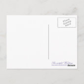 Intersecting Chevrons, vielen Dank Postkarte (Rückseite)