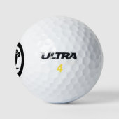 Intersecting cloves in circle golfball (Logo)