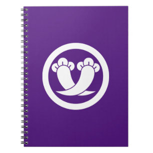 Intersecting cloves in circle notizblock