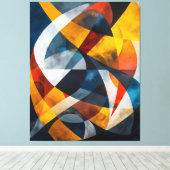 Intersecting Currents of Light Leinwanddruck (Insitu (Holzboden))