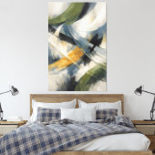 Intersecting Currents of Quiet Motion Leinwanddruck (Insitu (Schlafzimmer))