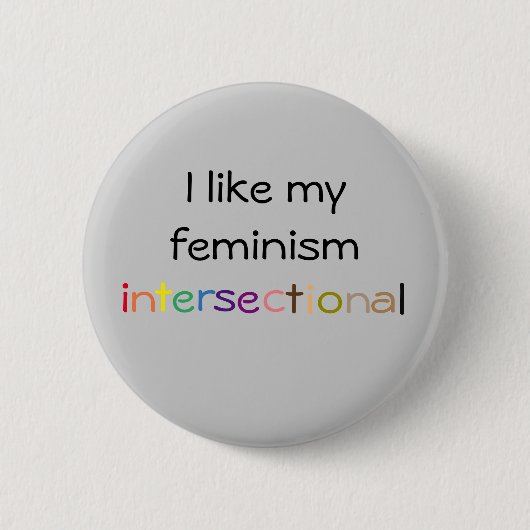 Intersectional Feminist-Knopf Button (Vorderseite)
