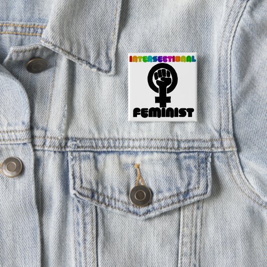 intersektionaler Feminist Button (Beispiel)