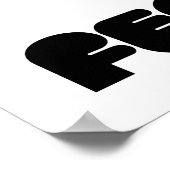 intersektionaler Feminist Poster (Ecke)