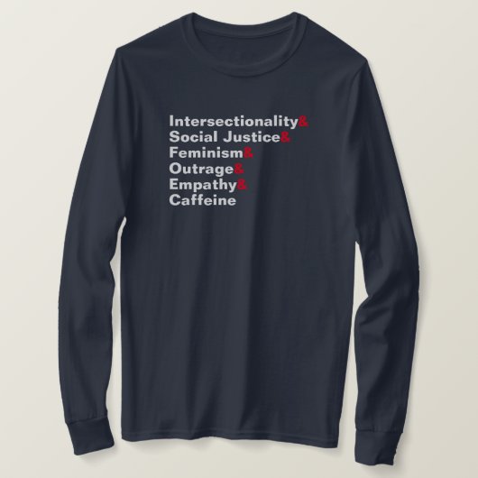 Intersektionalität T-Shirt (Design vorne)