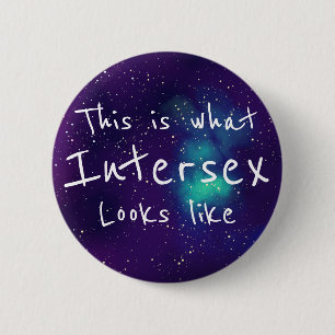 Intersex anpassbare Galaxie-Identität Button