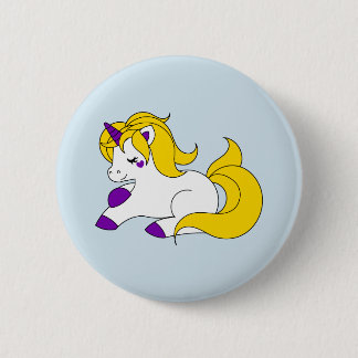 Intersex Einhorn Button