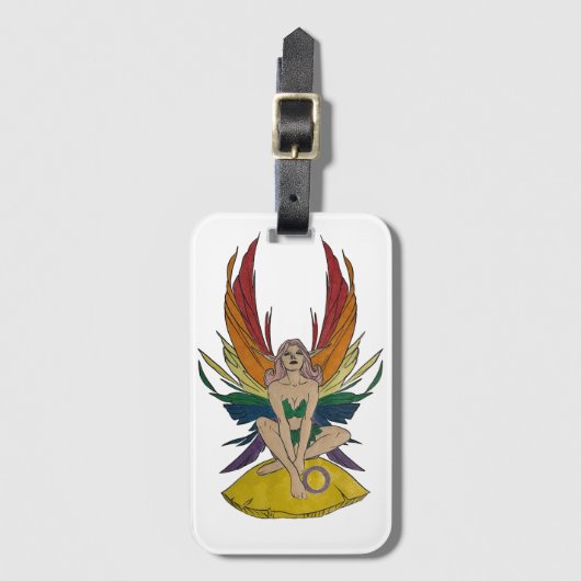 Intersex Faerie Gepäckanhänger (Vorderseite Vertikal)