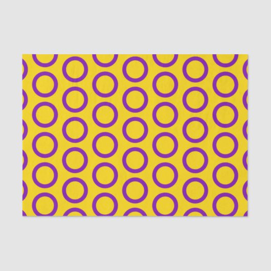 Intersex Flag Tissue Paper Seidenpapier (Vorderseite)