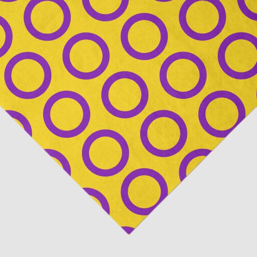 Intersex Flag Tissue Paper Seidenpapier (Ausschnitt)