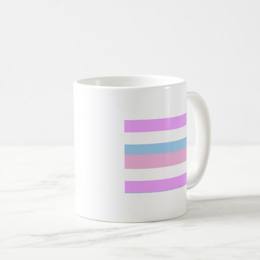 INTERSEX FLAGGEN-VORLAGE KAFFEETASSE (VorderseiteRechts)