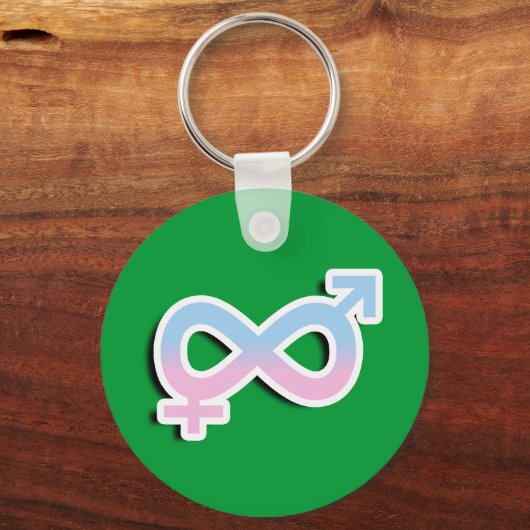 INTERSEX INFINITE SYMBOL 3D SCHLÜSSELANHÄNGER (Vorderseite)
