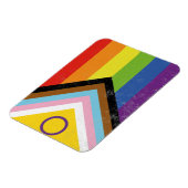 Intersex-Inklusive Progress Pride Flagge Magnet (Linke Seite)