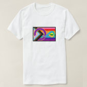 Intersex Neurodivergent Progressive Pride Flag T-Shirt (Design vorne)