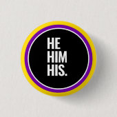 Intersex Pride Button (Vorderseite)
