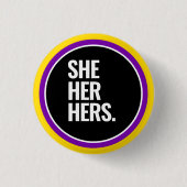 Intersex Pride Button (Vorderseite)